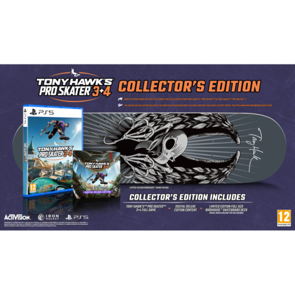 Гра Sony Tony Hawk Pro Skater 3+4 Collector's Edition, BD диск (1161861)