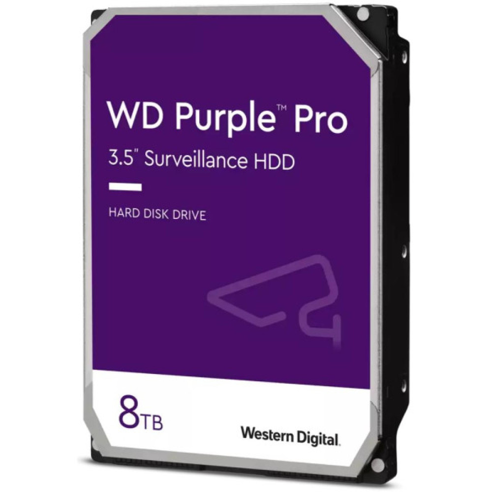 Жорсткий диск WD  8TB 3.5" 7200 256MB SATA Purple Pro Surveillance