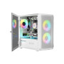 Корпус для ПК Logic concept PORTOS MESH+GLASS ARGB fans 3x120mm WHITE (AM-PORTOS-20-0000000-0002)