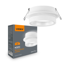 Світильник точковий Videx під лампу GX53 врізний Білий (VL-SPF34R-W)
