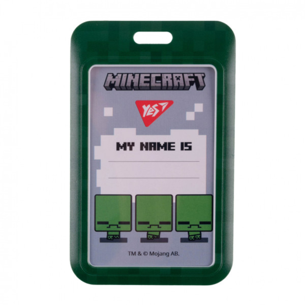 Бейдж Yes вертикальний Minecraft слайдер (940322)