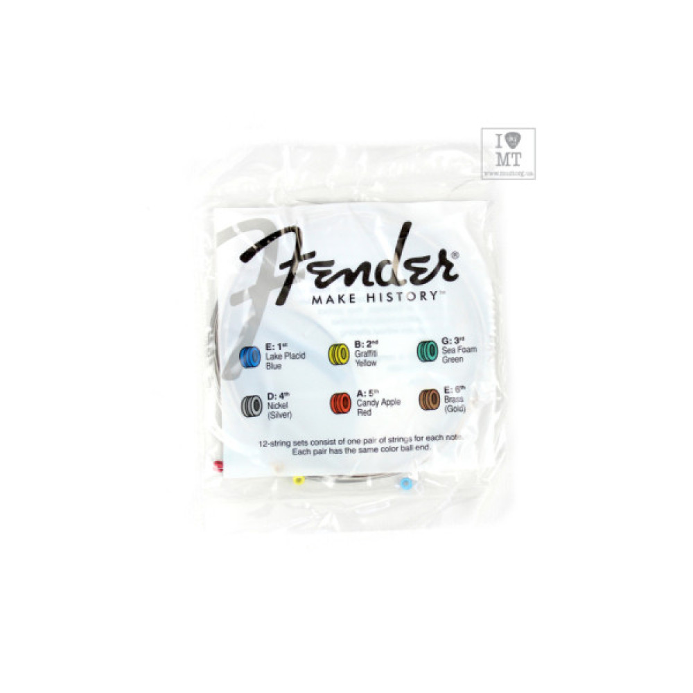 Струни для гітари Fender 250R Nickel-Plated Steel Guitar Strings (10-46) (A009836)