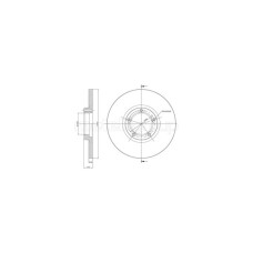 Гальмівний диск METELLI 23-0163