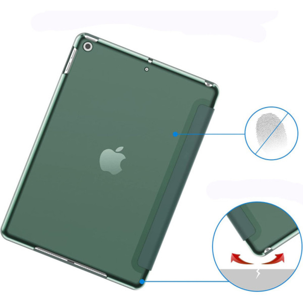 Чохол до планшета BeCover Tri Fold Hard Apple iPad 10.2 2019/2020/2021 Dark Green (709656) (709656) Чохол до планшета BeCover Tri Fold Hard Apple iPad 10.2 2019/2020/2021 Dark Green (709656) (709656)