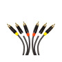 Кабель мультимедійний 3xRCA M to 3xRCA M 1.5m PowerPlant (CA911745)