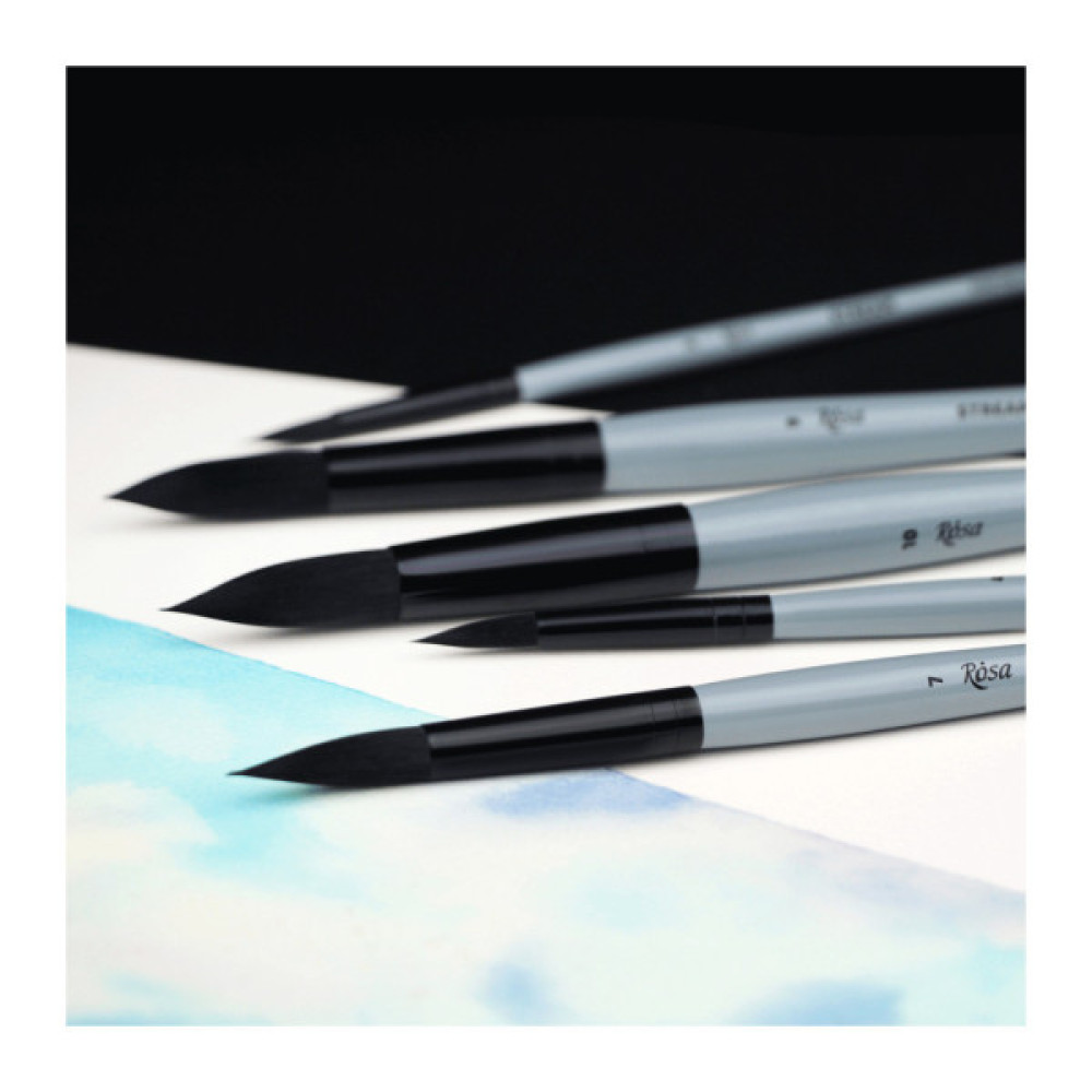 Пензлик для малювання Rosa Синтетика кругла, STREAM 132, № 0 (4823098517306)