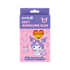 Пластилін Kite Kuromi восковий, 12 кольорів, 200 г (HK24-086)