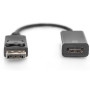 Адаптер DIGITUS DisplayPort > HDMI (M/F), Ultra HD, активний