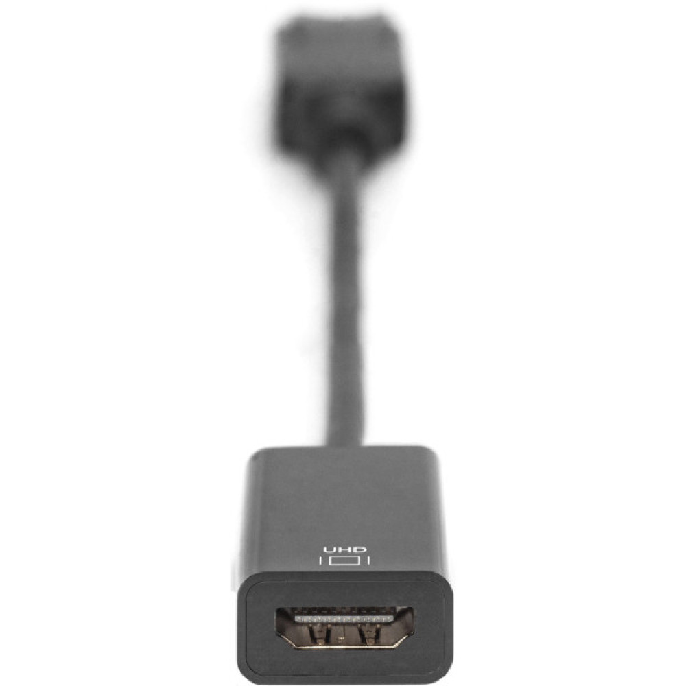 Адаптер DIGITUS DisplayPort > HDMI (M/F), Ultra HD, активний