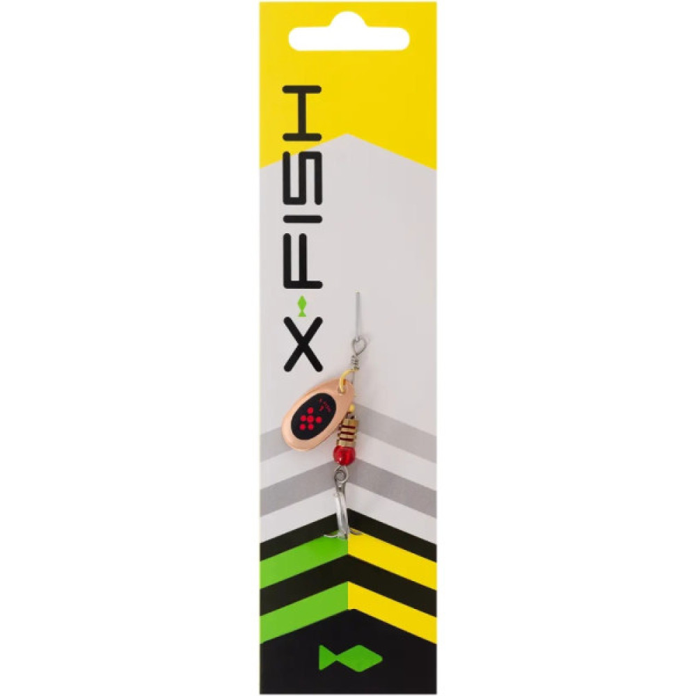 Блешня X-Fish Spike 2.5g 1 Copper black orange (1917.06.37)