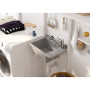 Мийка кухонна Deante Garden, полістирол, прямокут., без крила, 505х350х252мм, чаша - 1, до стіни, сірий