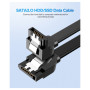 Кабель для передачі даних SATA 3 Data Cable 0.5m 90° corner US217 Black Ugreen (30797) Кабель для передачі даних SATA 3 Data Cable 0.5m 90° corner US217 Black Ugreen (30797)