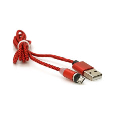 Дата кабель USB 2.0 to Micro 5P 1.0m 2A magnetic nylon red PiPo (18164) Дата кабель USB 2.0 to Micro 5P 1.0m 2A magnetic nylon red PiPo (18164)