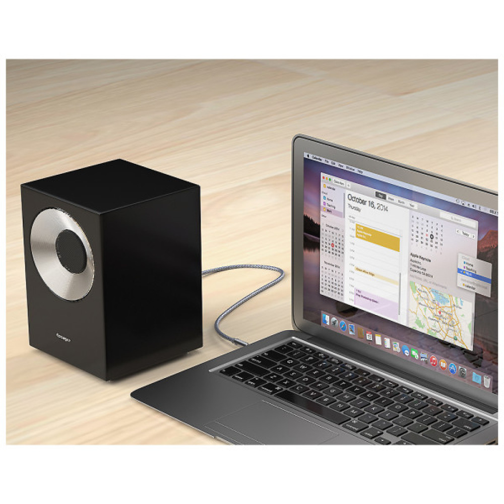 Кабель мультимедійний 3.5mm M to 3.5mm M 1.2m gray Essager (EYP35-DY0G)