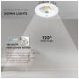 Світильник точковий V-TAC LED 10W, SKU-1272, 230V, 6.4K, 1200Lm (3800157611947)