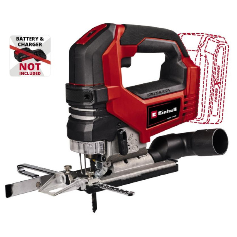 Лобзик Einhell Professional TP-JS 18/135 Li BL - Solo акумуляторний безщітковий PXC 18В 3500об·хв плавний пуск ход 26мм 2.2кг без АКБ і ЗП