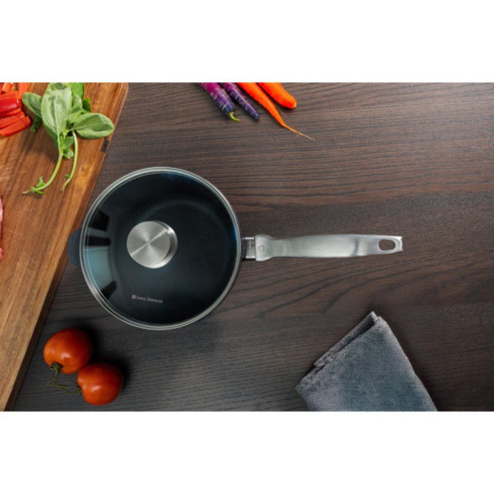 Ківш Swiss Diamond CXD Induction з кришкою 3 л (CXD6720ic)