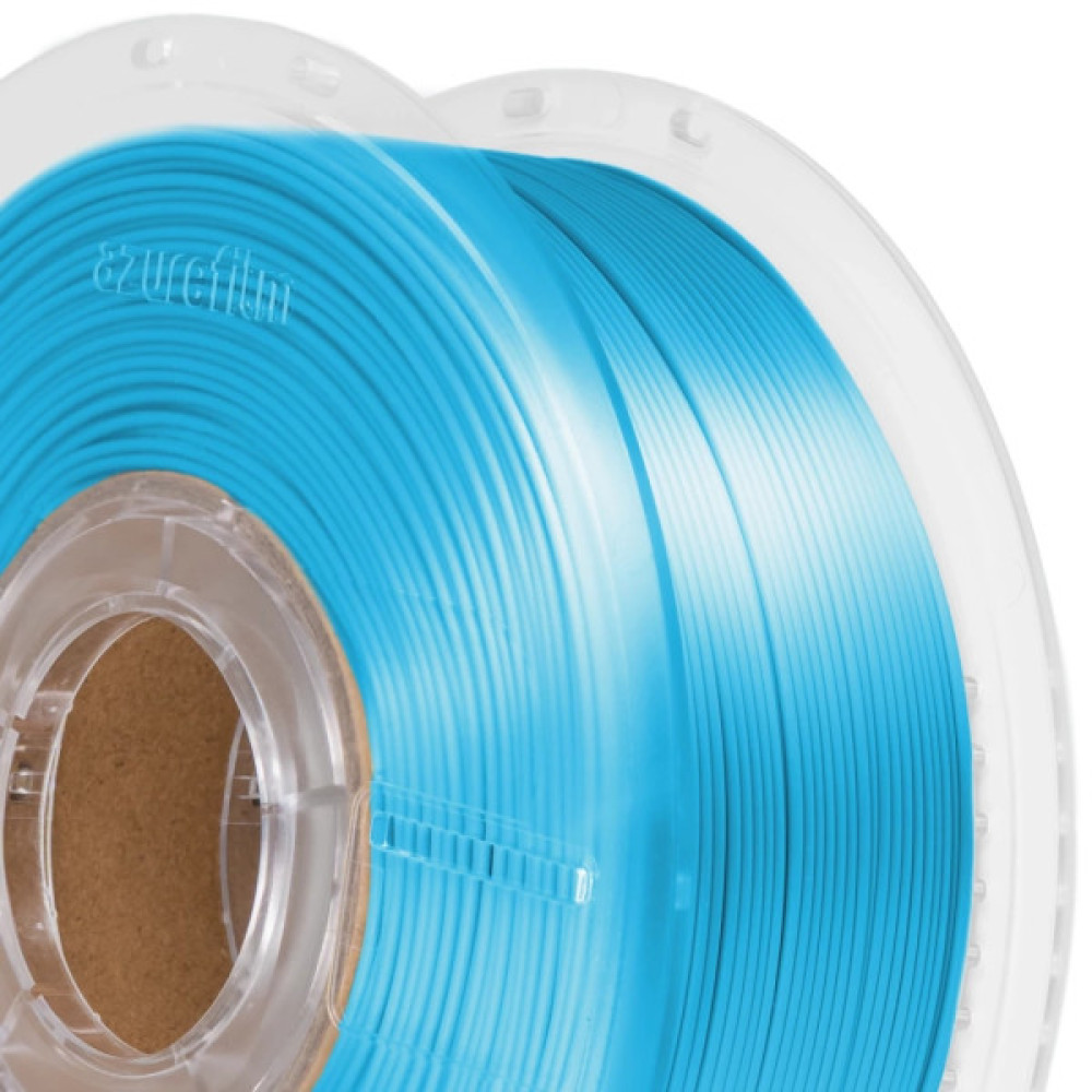 Пластик для 3D-принтера AzureFilm PLA SILK 1,75mm 1kg Sky Blue (FL171-5015)