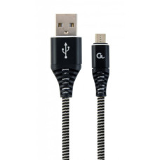 Дата кабель USB 2.0 AM to Micro 5P 1.0m Cablexpert (CC-USB2B-AMmBM-1M-BW)