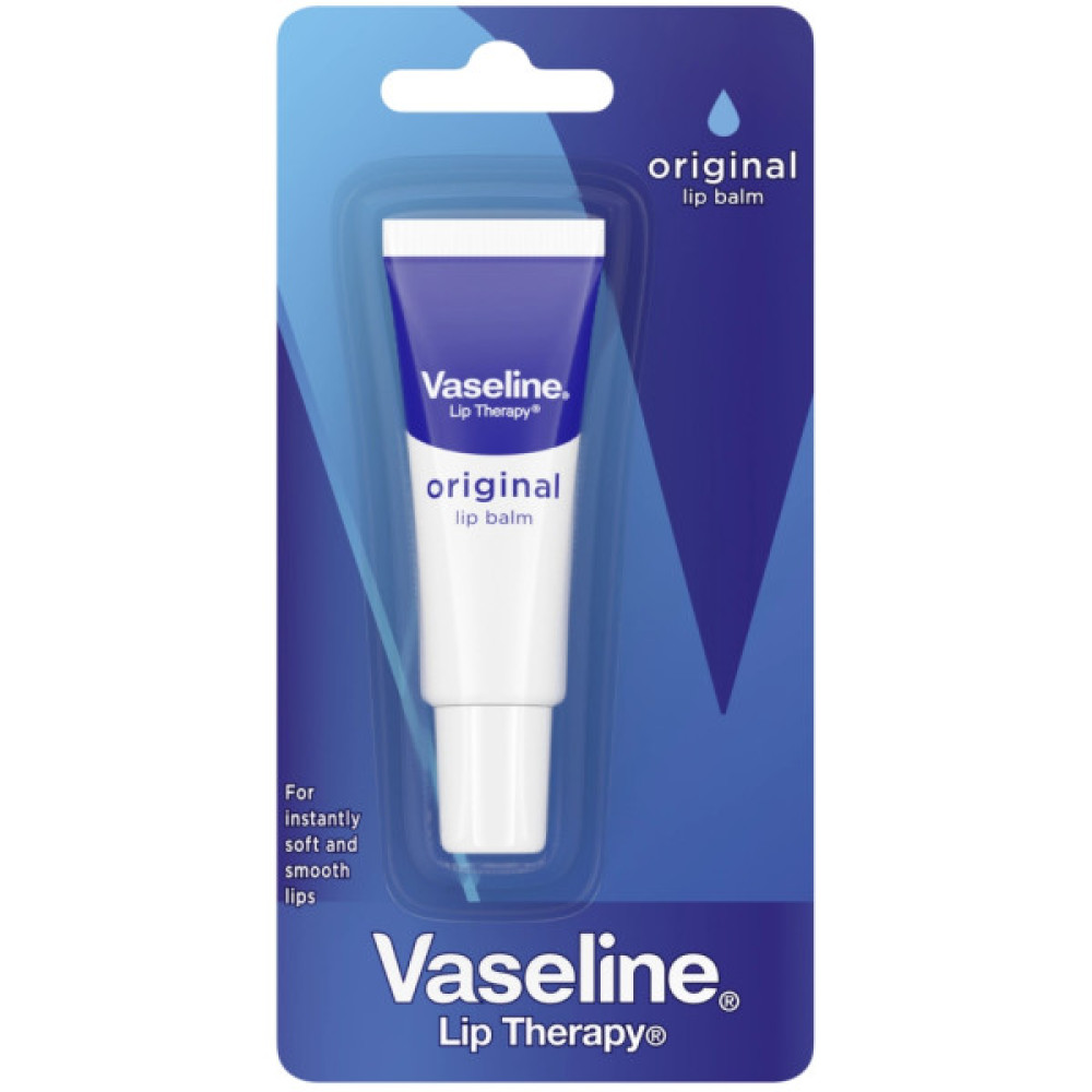 Бальзам для губ Vaseline Класичний Миттєве пом'якшення та заспокоєння 10 г (8720181061707)