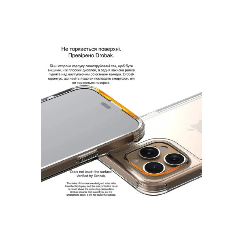 Чохол до мобільного телефона Drobak Acrylic Case with Airbag для Apple iPhone 16 Plus (949412)