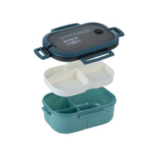 Ланч-бокс дитячий Kite з розділювачем 1200 мл, зелений (K23-184-2)