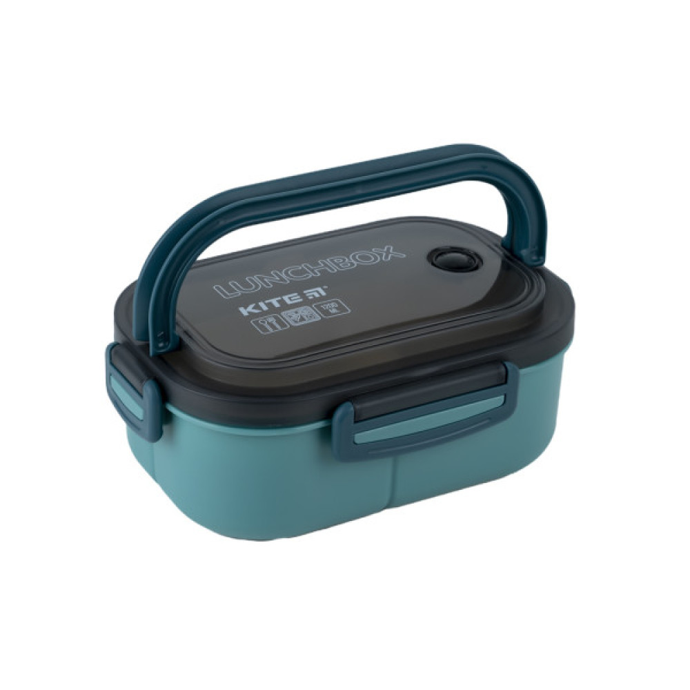 Ланч-бокс дитячий Kite з розділювачем 1200 мл, зелений (K23-184-2)
