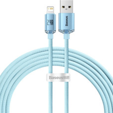 Дата кабель USB 2.0 AM to Lightning 2.0m 2.4A sky blue Baseus (CAJY001203)