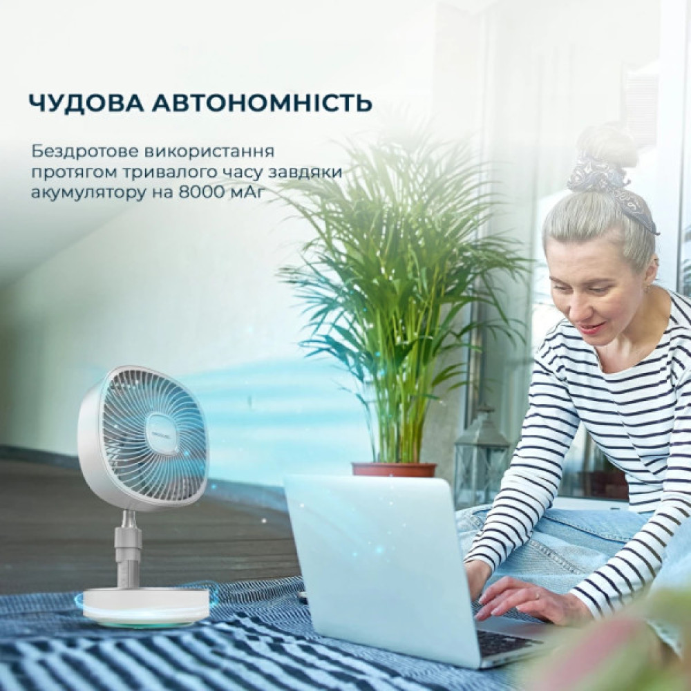 Вентилятор Cecotec EnergySilence 1000 FoldAir Portable (CCTC-08361)
