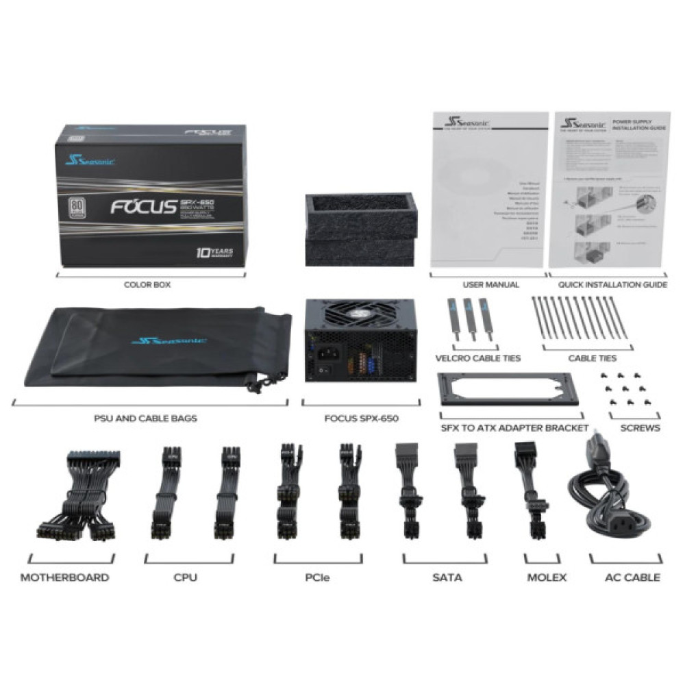 Блок живлення Seasonic 650W FOCUS-SPX-650 (FOCUS-SPX-650)