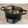 Мультиварка Russell Hobbs GoodToGo, 1000Вт, чаша-6.5л, електронне керув., знімна кришка, кераміка, чорний