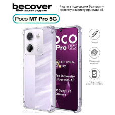 Чохол до мобільного телефона BeCover Anti-Shock Poco M7 Pro 5G Clear (713809) Чохол до мобільного телефона BeCover Anti-Shock Poco M7 Pro 5G Clear (713809)