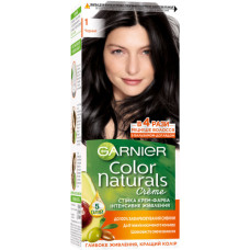 Фарба для волосся Garnier Color Naturals 1 - Чорний 110 мл (3600540676719) Фарба для волосся Garnier Color Naturals 1 - Чорний 110 мл (3600540676719)