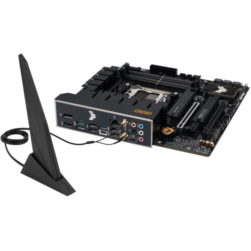 Материнcька плата ASUS TUF GAMING B650M-PLUS WIFI sAM5 B650 4xDDR5 M.2 HDMI DP Wi-Fi BT mATX