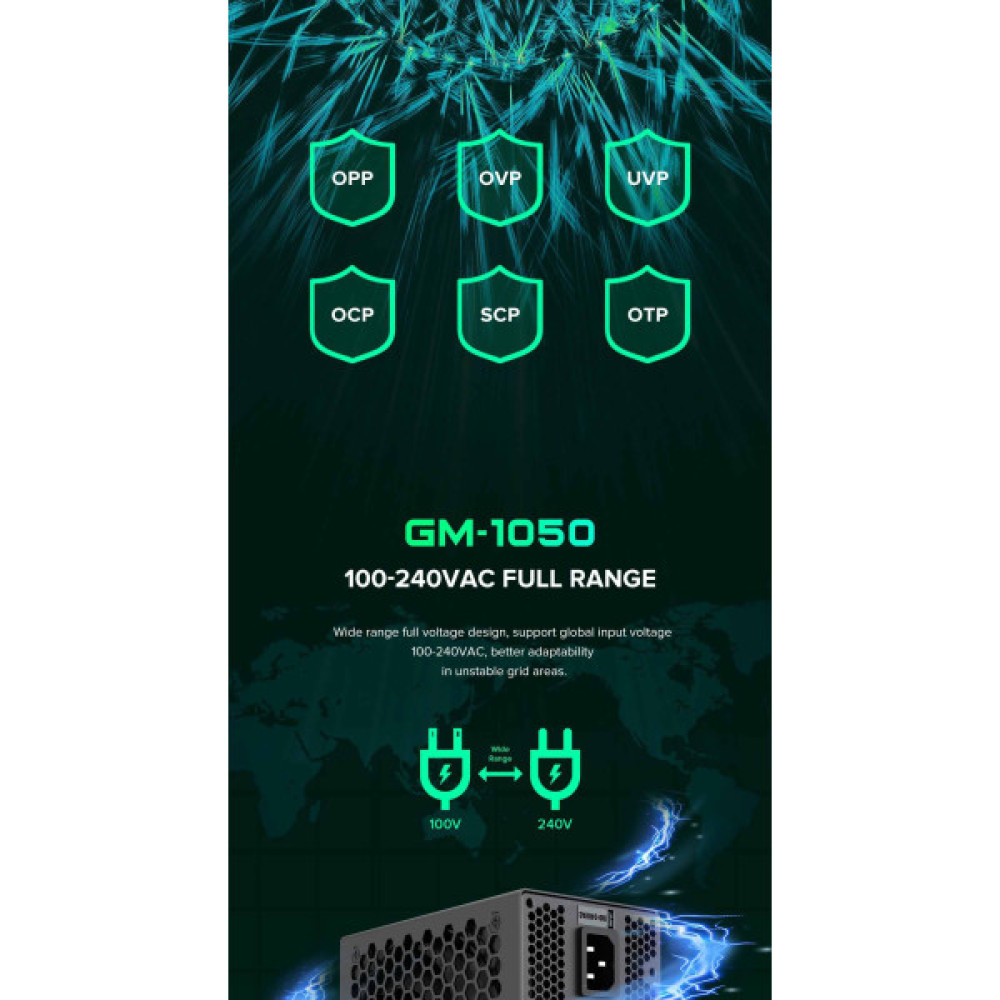 GAMEMAX GM-1050  Modular