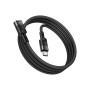 Дата кабель USB-C M/F 1.2m extension U107 black HOCO (6931474789990)