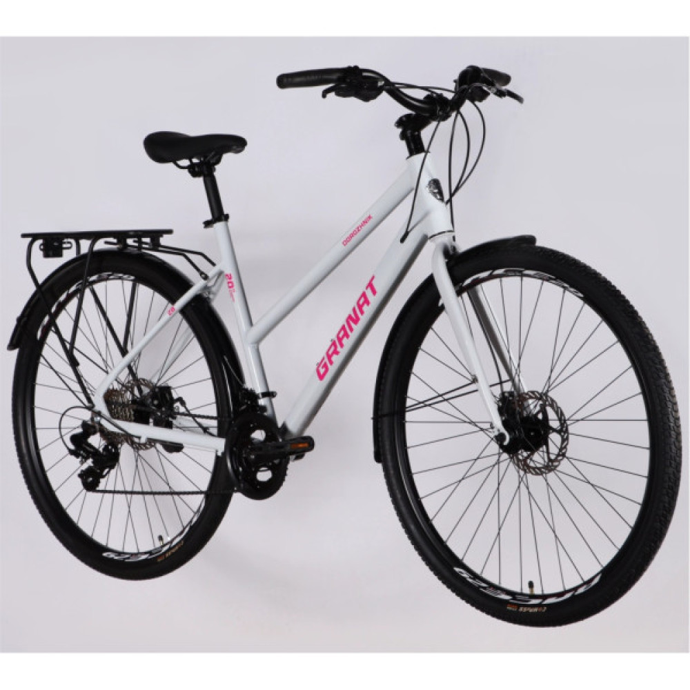 Велосипед Dorozhnik 28" GRANAT W DD CS рама-20" AL 2025 білий (OPS-D-28-496)