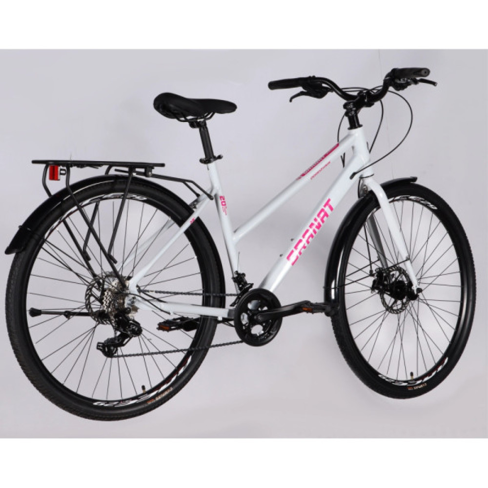 Велосипед Dorozhnik 28" GRANAT W DD CS рама-20" AL 2025 білий (OPS-D-28-496)