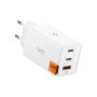 Зарядний пристрій Spigen 2xUSB-C PD + 1xUSB 67W white (ACH08710)