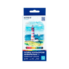 Олівці кольорові Kite Classic акварельні, 12 кольорів (K-1049)