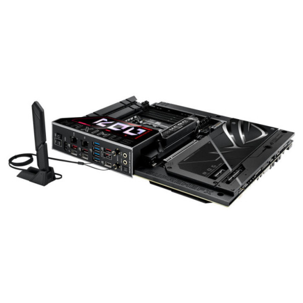 Материнcька плата ASUS ROG MAXIMUS Z890 HERO BTF s1851 Z890 4xDDR5 M.2 Thunderbolt HDMI Wi-Fi BT ATX BTF приховане підключення роз'ємів