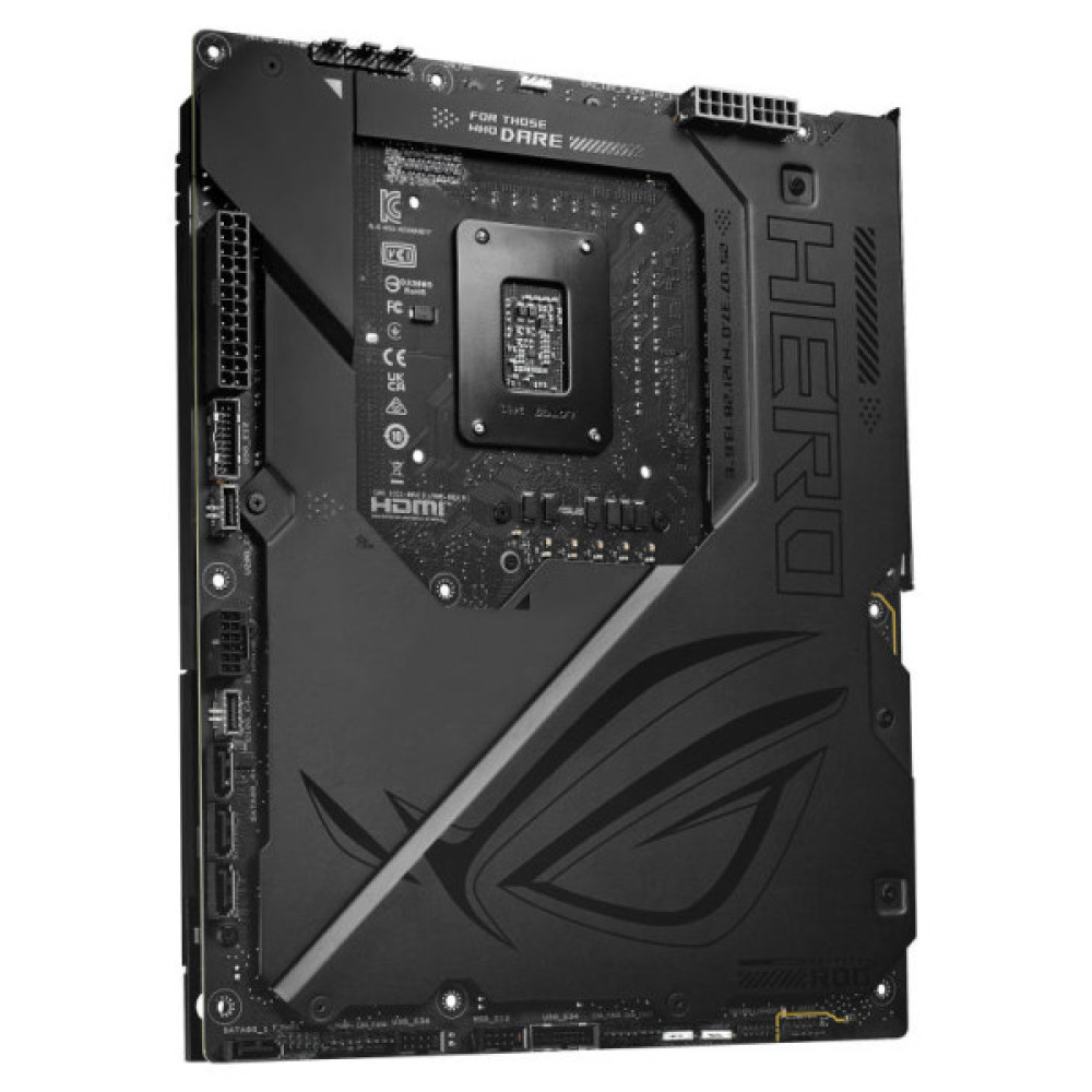 Материнcька плата ASUS ROG MAXIMUS Z890 HERO BTF s1851 Z890 4xDDR5 M.2 Thunderbolt HDMI Wi-Fi BT ATX BTF приховане підключення роз'ємів