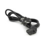 Кабель живлення C13 1.5m 0.75mm2 90° corner Voltronic (PC-186A CEE7/7-C13-CCA15)