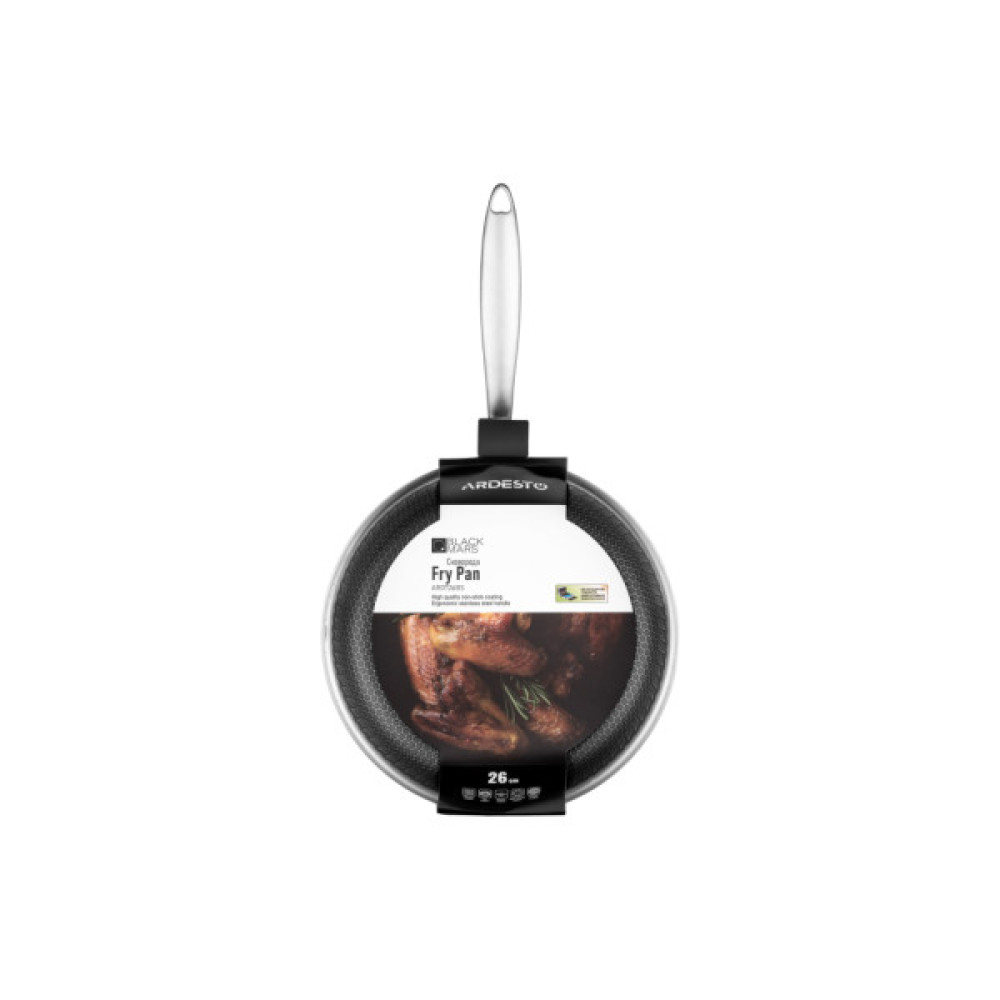 Сковорода ARDESTO Black Mars Avior Grey 26 см (AR0726BS)