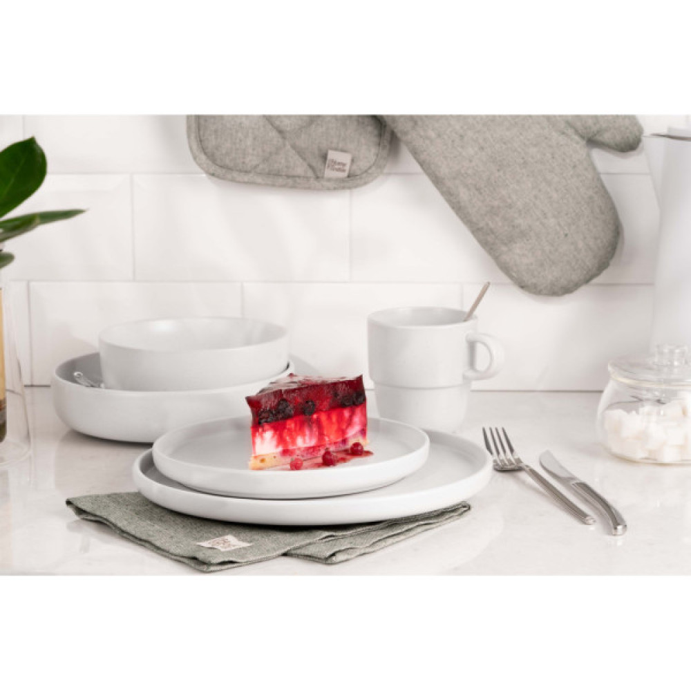 Тарілка ARDESTO Trento Soup 21,5 см White (AR2921TW)