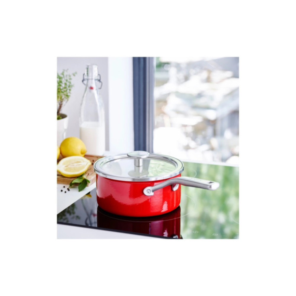 Ківш KitchenAid Steel Core, 18 см, 2 л, червоний (CC003264-001)