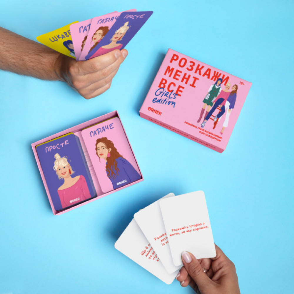 Календар Orner Розмовна гра Розкажи мені все! Girl’s edition (укр.) (1928)