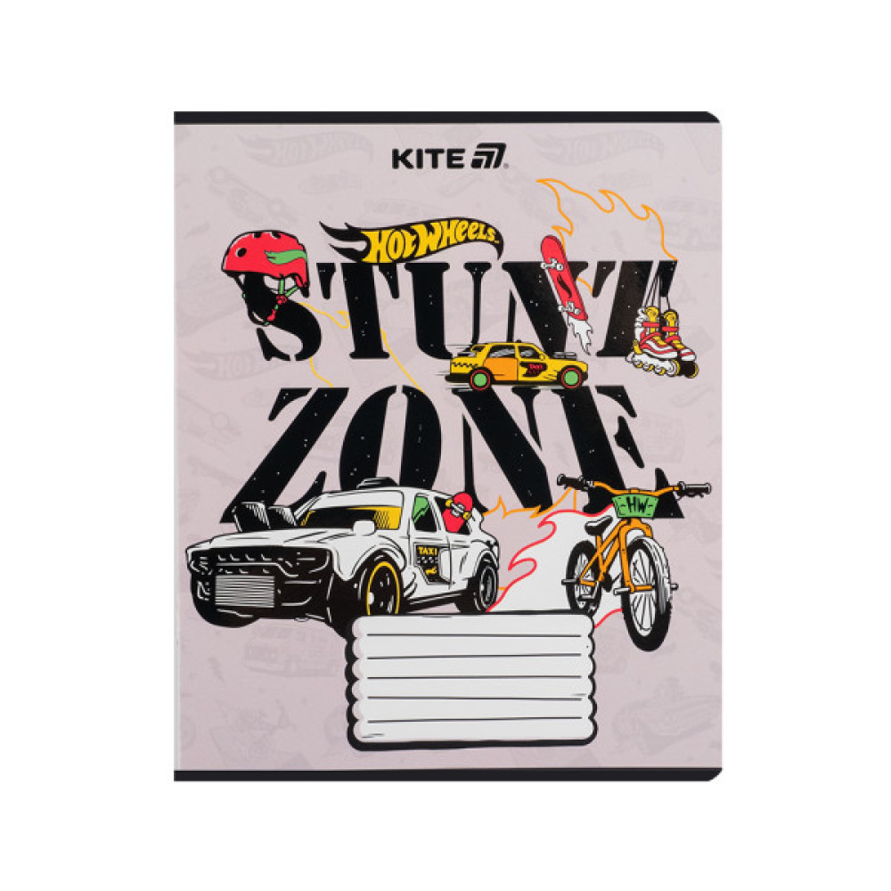Зошит Kite Hot Wheels, 18 аркушів, лінія (HW25-237)