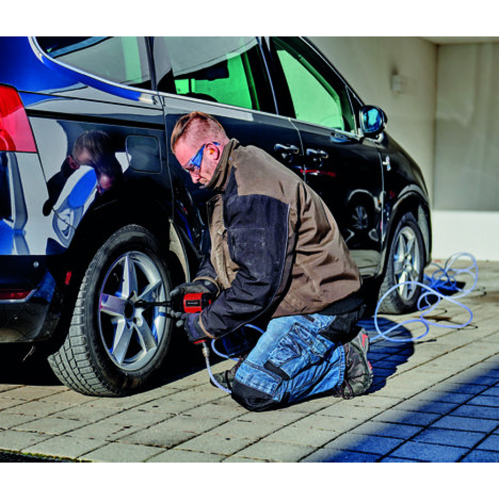 Гайковерт пневматичний Einhell TC-PW 610, 610Нм, 6.3бар, 142л/хв, 2кг