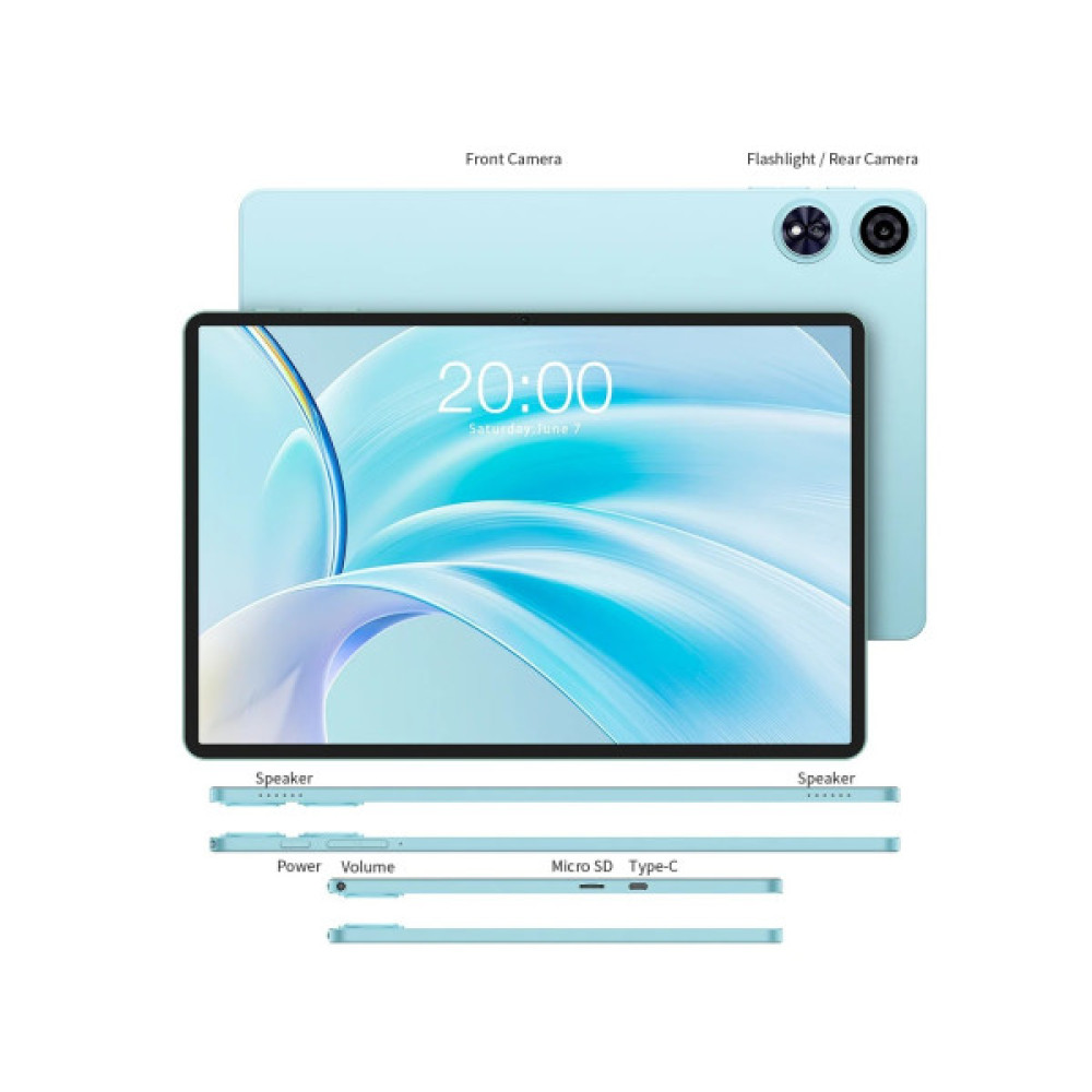Планшет Teclast P50 KIT 11" 4ГБ, 128ГБ, 7000мА•год, Android, блакитний